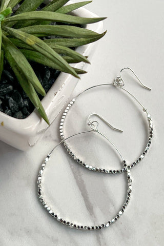 Elvera XL Earrings Silver