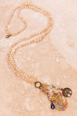 Lily Necklace in Blush