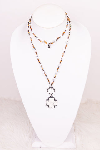 McCall Necklace in White
