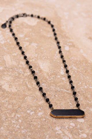 Charlotte Necklace in Black