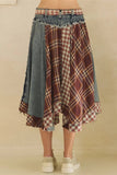 Folkways Plaid Midi Skirt