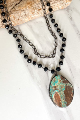 Paige Necklace Black