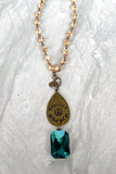 Breathe Necklace in Bronze