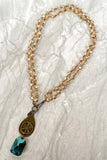 Breathe Necklace in Bronze