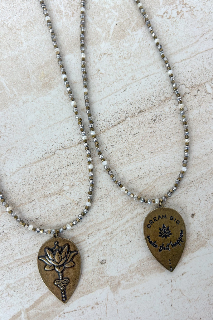 Dream Big Necklace in Bronze