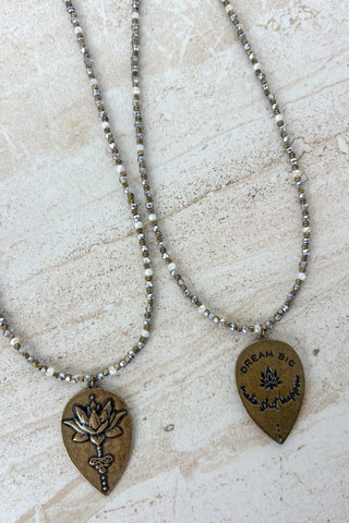 Dream Big Necklace in Bronze
