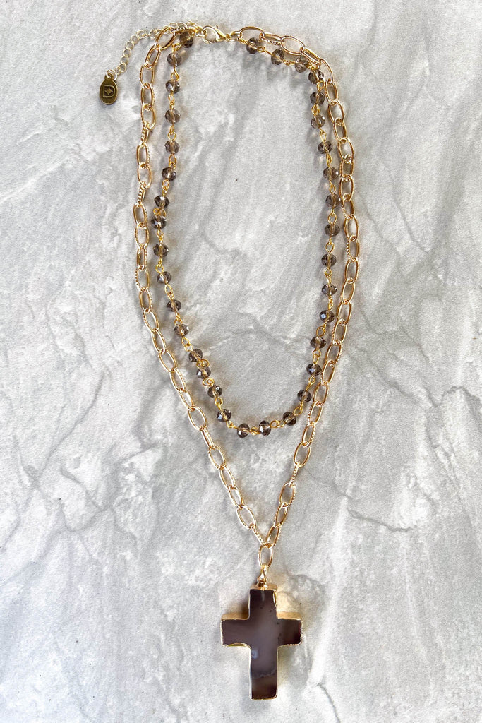 Eve Grey Short Necklace
