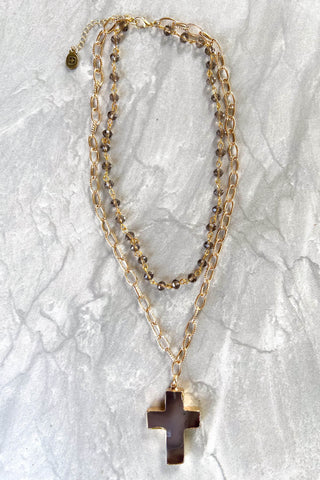 Eve Grey Short Necklace