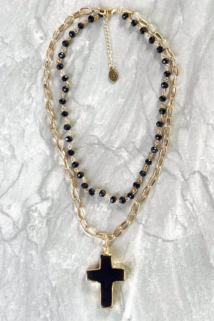 Eve Black Short Necklace