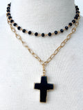Eve Black Short Necklace