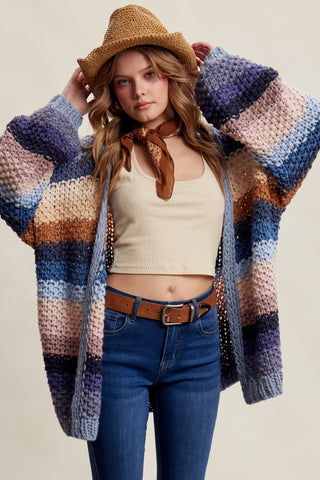 Tidewater Stripe Cardigan