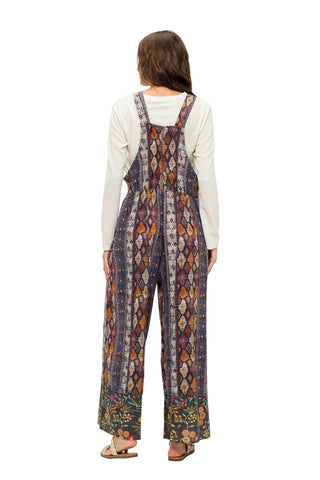 Free Spirit Floral Overalls