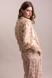 Heirloom Rose Tie-Front Top