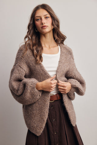 Hearthside Balloon Sleeve Cardigan