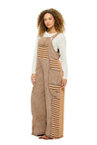 Autumn Stripe Overalls