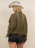 Wisteria Tassel Lace Kimono