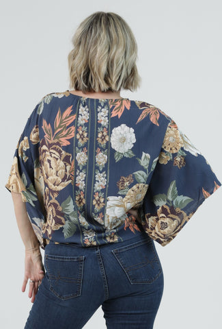 Garden Society Tie-Front Top