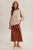 Soft Scallop Sweater