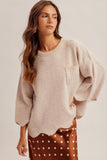 Soft Scallop Sweater