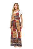 Sunset Patchwork Overalls