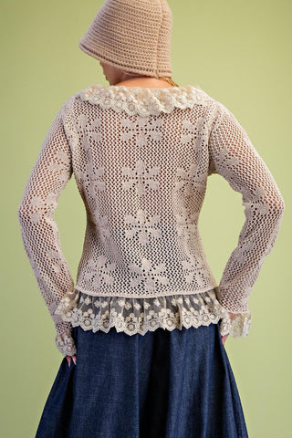 Briar Lace Crochet Cardigan