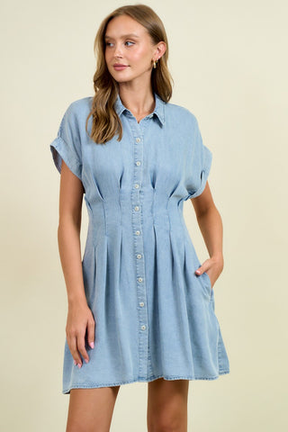 Chambray Charm Dress