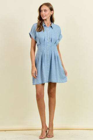 Chambray Charm Dress