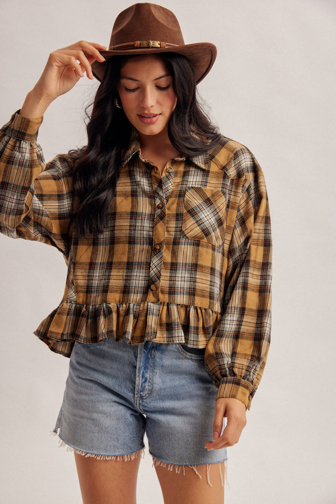 The Fireside Plaid Top
