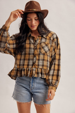 The Fireside Plaid Top