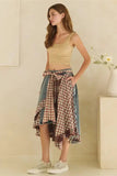 Folkways Plaid Midi Skirt