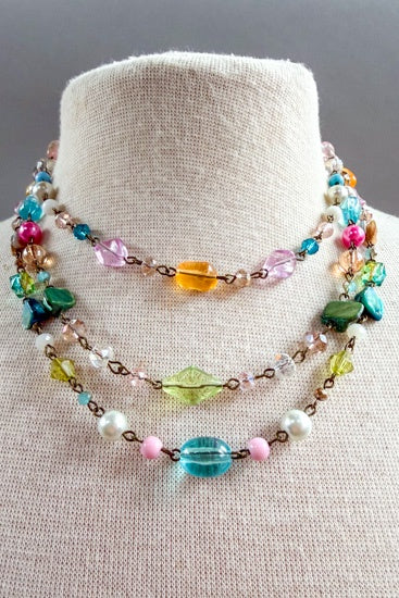 Rachel Short Necklace - Multi