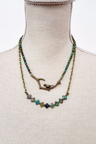 Braelyn Necklace-African Turquoise