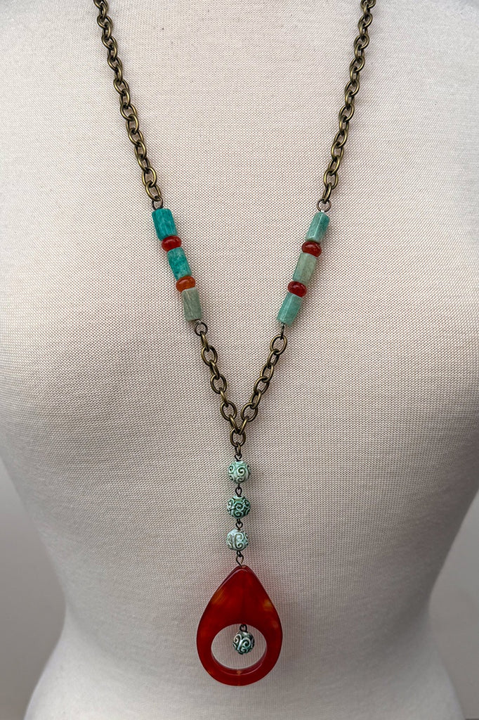 Georgia Necklace-Amazonite