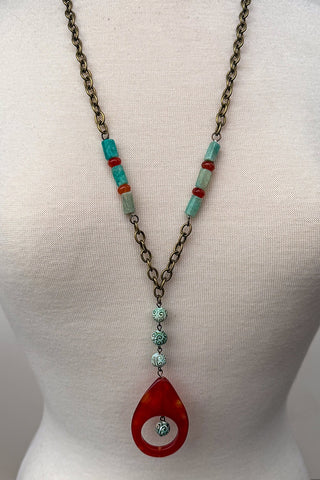 Georgia Necklace-Amazonite