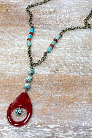Georgia Necklace-Amazonite