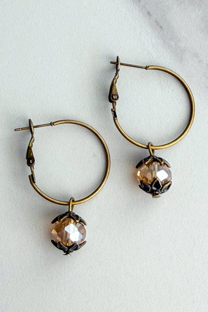 Yvonne Earrings - Champagne