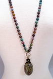 Florette Necklace in India Agate