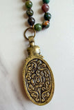 Florette Necklace in India Agate