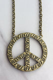 Blaze Peace Rhinestone - Bronze