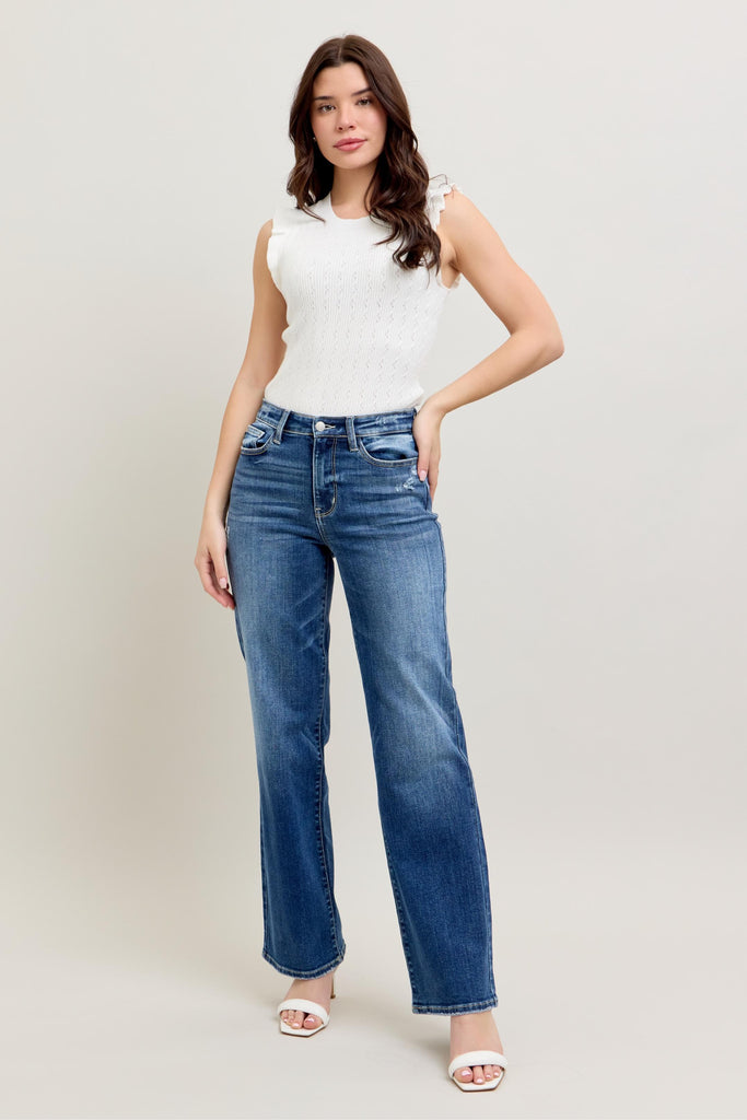 Judy Blue High Waisted 90's Straight Leg Jeans