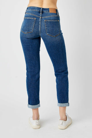 Judy Blue Mid-Rise Destroyed Slim Jeans