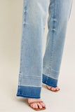 Judy Blue Mid Rise Wide Leg Light Wash Jeans