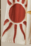 Solstice Appliqué Wide-Leg Pants