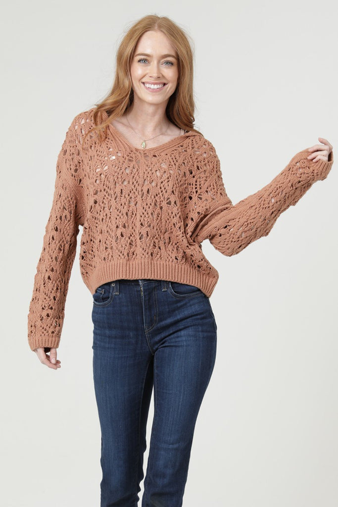 Nola Crochet Sweater