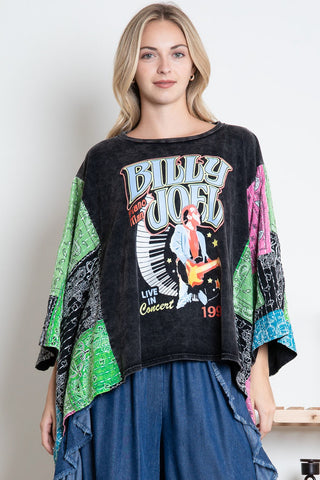 Billy Joel Poncho Top