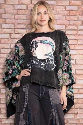 Mermaid Poncho Top