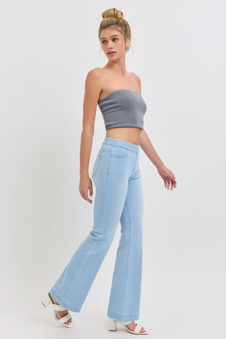 Can't Resist Cello Jeggings in Light Wash 33"