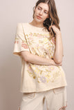 Butterfly Garden Boho Tee