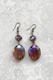 Carolina Earrings - Plum