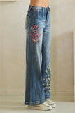 Boheme Bloom Wide Leg Jeans